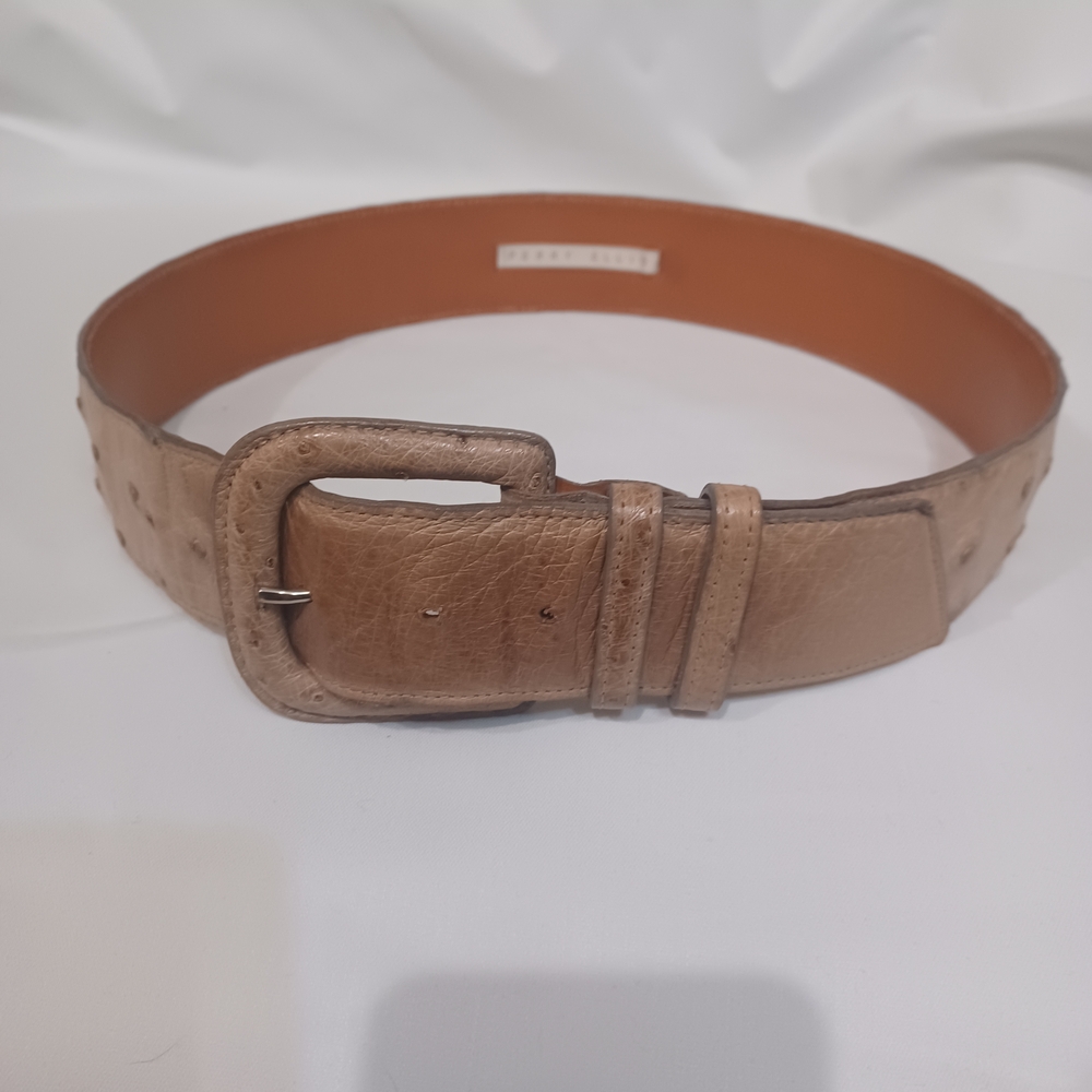 Vintage Perry Ellis Ostrich Belt